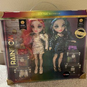 Rainbow High, Special Edition Twin Pack Fashion Dolls, Laurel & Holly De'Vious
